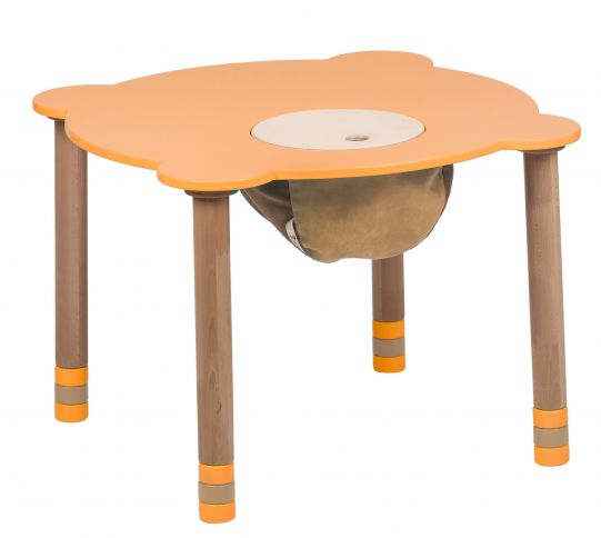 Round table orange