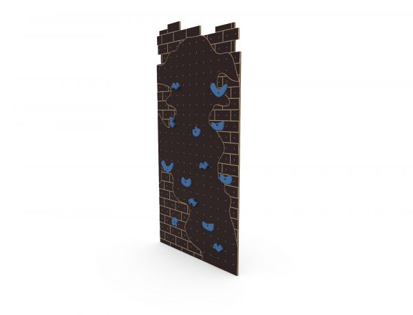 Children's climbing wall The Wall brown (outdoor)