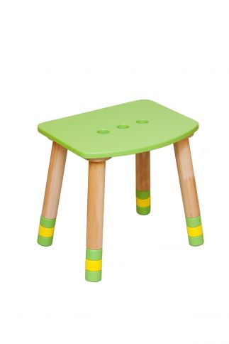 Children's stool green