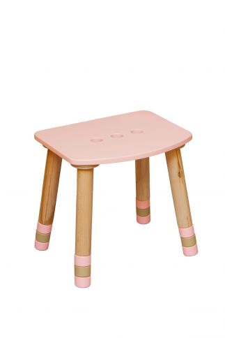 Children's stool pink