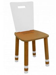 Children's chair adjustable Royal white