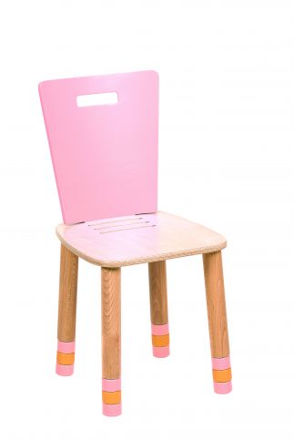 Children's chair adjustable Royal pink