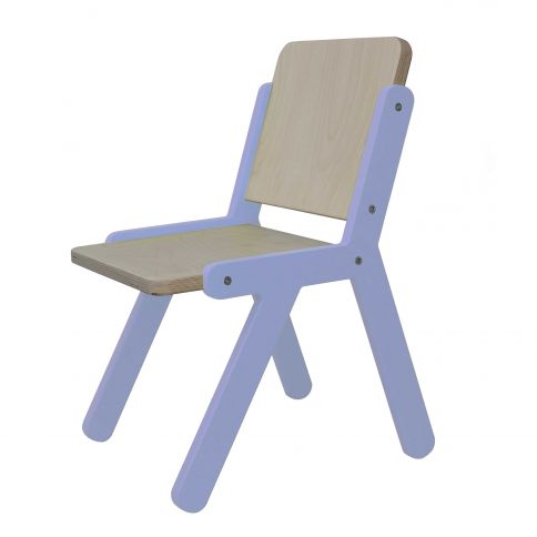 Children's chair Lines 2 indigo