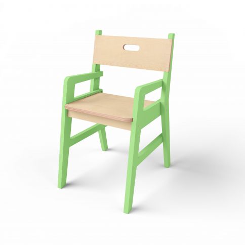 Children's chair Middle 2 green