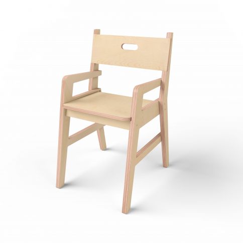 Children's chair Middle 2 natural wood