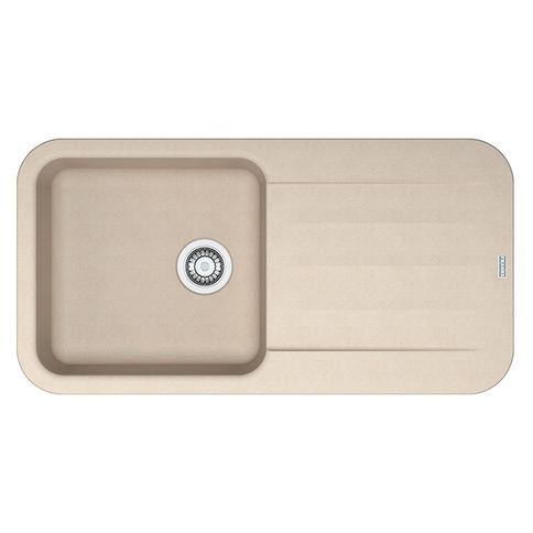 Sink with siphon granite PBG 611-97 beige Franke (114.0258.073)