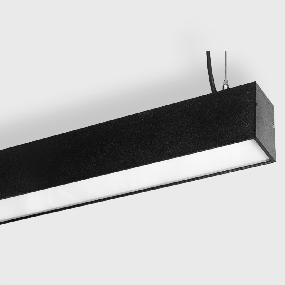 PROFILE, L1130mm, W52mm, H76mm, LED 26W, 3000K, negro