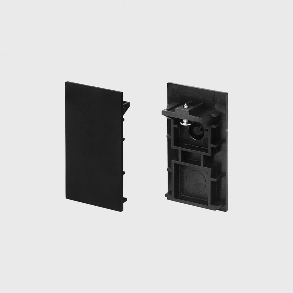 IN_LINE END CAP R/S plug, 2pcs/paquete, negro