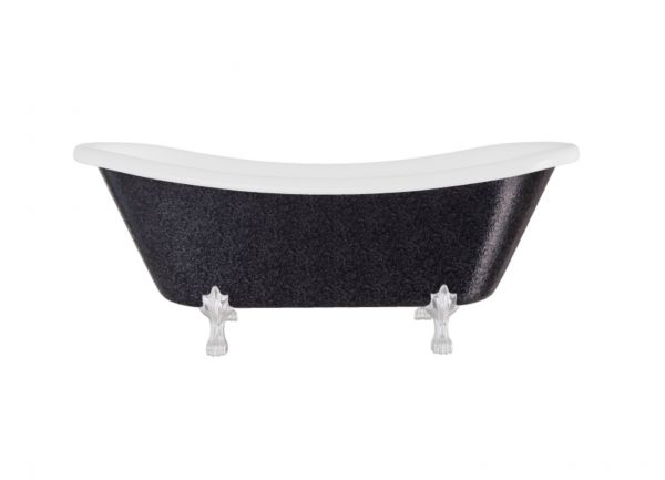 Besco Amelia Glam Graphite Drain & overflow