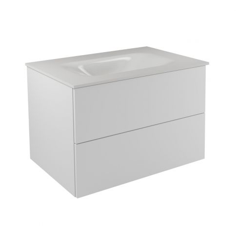 Besco Akya Classic blanco brillante + lavabo blanco brillante