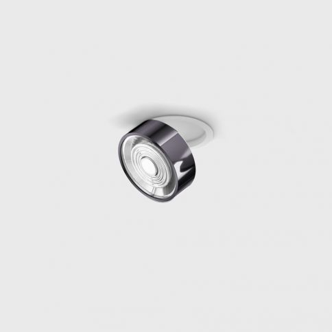 SOL IN MINI, D75mm, H26mm, LED 7W, 3000K, blanco/diamond black