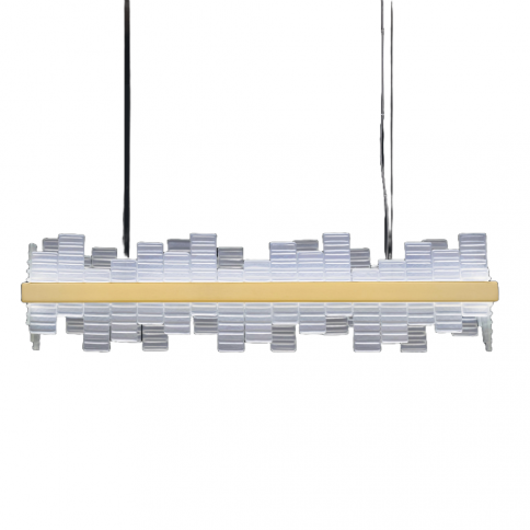 Euroluce Focus 116x25 Transparente satinado