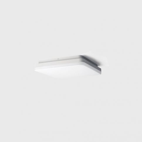 FLAT S1, 210x210mm, h56mm, LED 15W/10W, 3000K/4000K, IP54, blanco