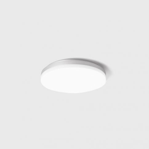 FLAT R1, D220mm, h55mm, LED 15W/10W, 3000K/4000K, IP54, blanco