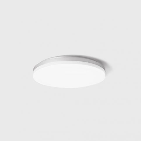 FLAT R2, D270mm, h49mm, LED 24W/18W/10W, 3000K/4000K, IP54, blanco