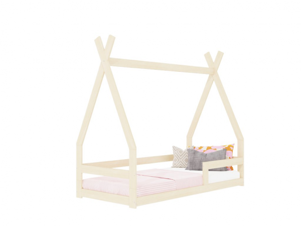 Benlemi SAFE bajo en forma de tipi con dos protectores de cama 90x160 cm