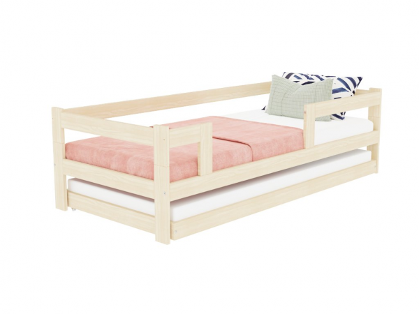 Benlemi SAFE individual con tres protectores de cama y cama supletoria 80x180 cm