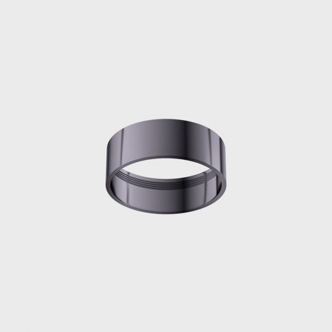 Anillo decorativo SOL RING, D95mm, H33mm, negro diamante