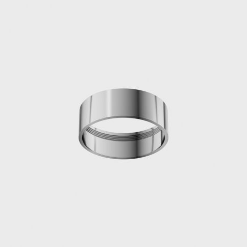 Anillo decorativo SOL RING, D95mm, H33mm, cromado