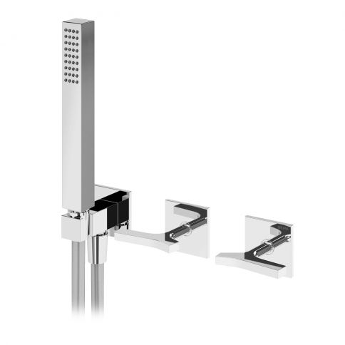 Bruma Royale Mezclador progresivo empotrado de 2 salidas con juego de ducha de mano, Cielo nocturno