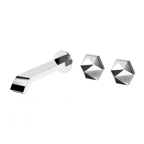 Bruma Utopia Mezclador empotrado de 3 orificios Gunmetal