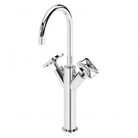 Bruma Navy Grifo para lavabos de sobremesa, Gunmetal