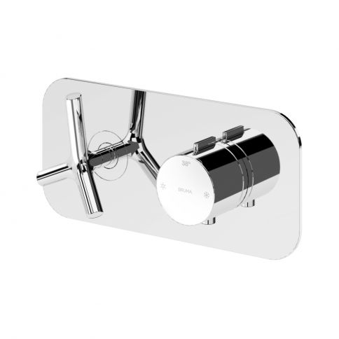 Bruma Genesi Mezclador termostático empotrado, Gunmetal