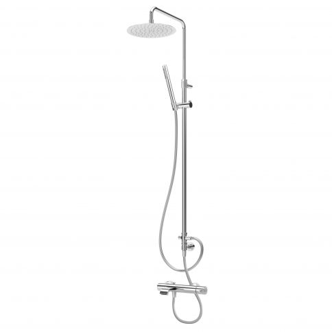 Bruma Breeze Sistema de baño-ducha con rociador orientable Ø250 mm y barra de ducha, Puesta de sol