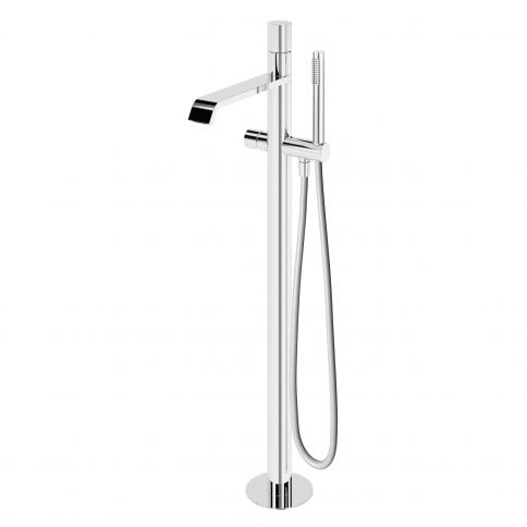 Bruma Avalon Mezclador de baño/ducha de pie, Cromo
