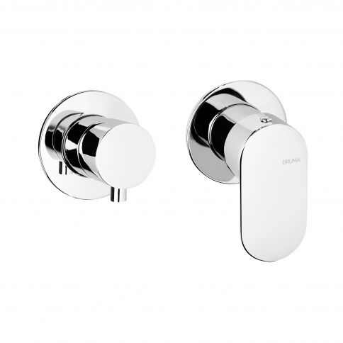 Bruma Spring Mezclador horizontal, Cromo