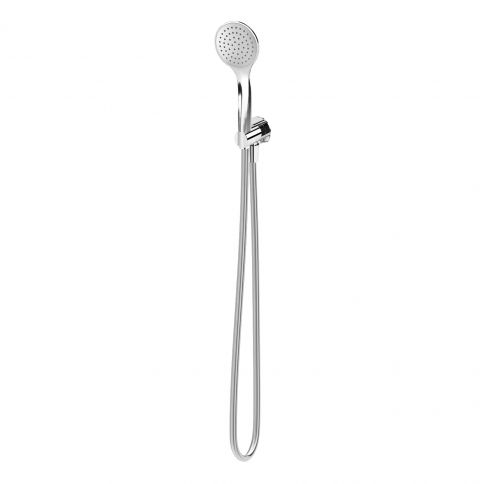 Bruma Spring Conjunto con toma de agua, flexo Lux 175 cm y ducha de mano Emotion - FlowR, Blanco Puro