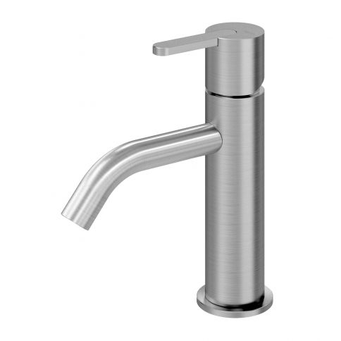 Bruma X-Alpha Mezclador de lavabo, Acero inoxidable satinado