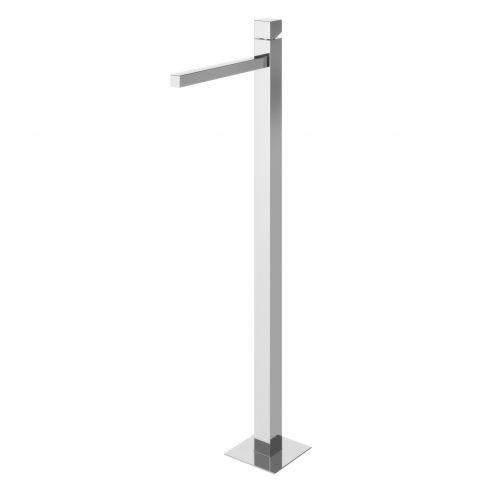 Bruma Escudo Mezclador de lavabo de pie, Gunmetal