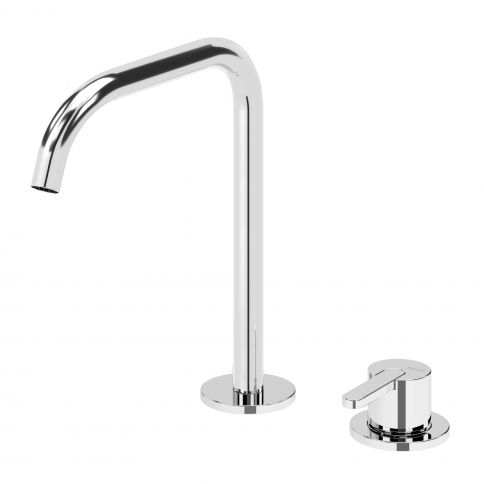 Bruma Leaf Mezclador de lavabo de 2 orificios, Latón viejo