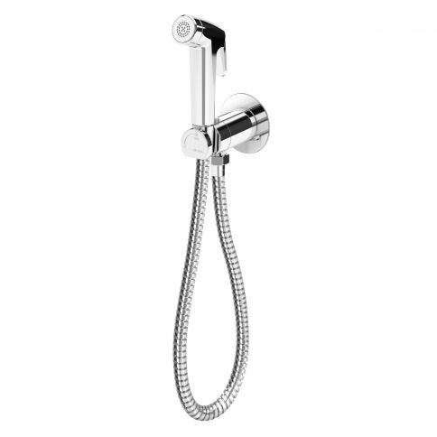 Bruma Leaf Mezclador para bidet/inodoro, apertura progresiva de 180°, con flexo de ducha ABS Elo, Cielo nocturno