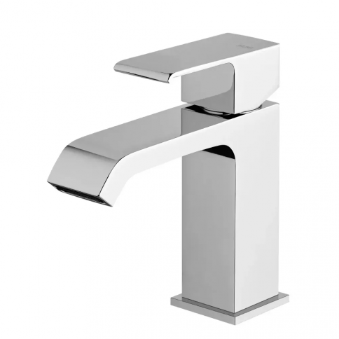Bruma Linea Grifo de lavabo, Blanco puro