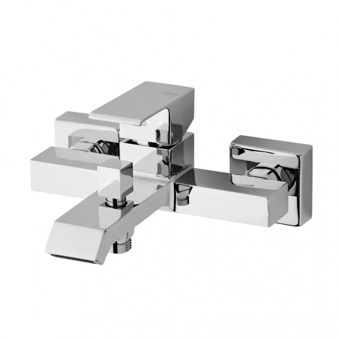 Bruma Linea Mezclador de baño/ducha con set de ducha de mano, Niebla matutina