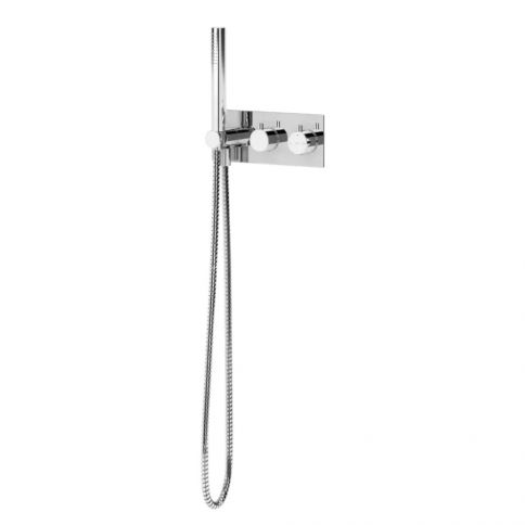 Bruma Lusitano Mezclador termostático con set de ducha Elo, Cromo
