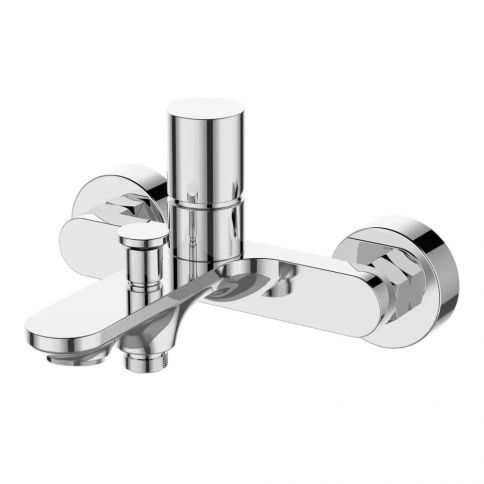 Bruma Adagio Grifo de bañera/ducha con teleducha Elo, Blanco puro