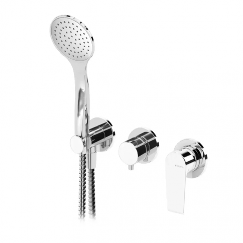 Bruma Nautic Mezclador horizontal con set de ducha de mano Elo, Puesta de sol