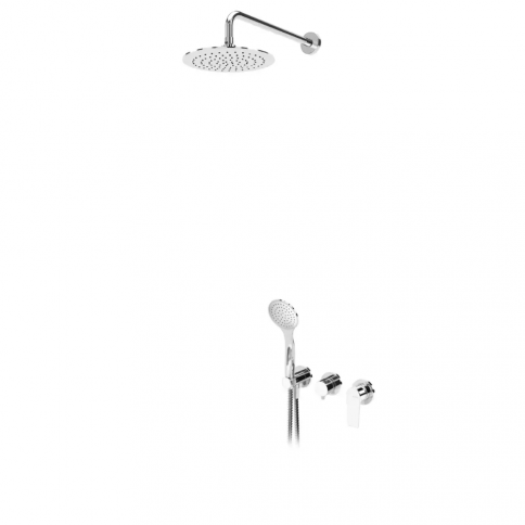 Bruma Nautic Set de ducha con rociador ABS Ø230 mm y set de ducha de mano Emotion, Cielo nocturno