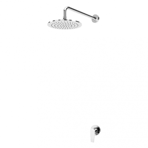 Bruma Lune Set de ducha con rociador de ABS Ø230 mm, Cromo