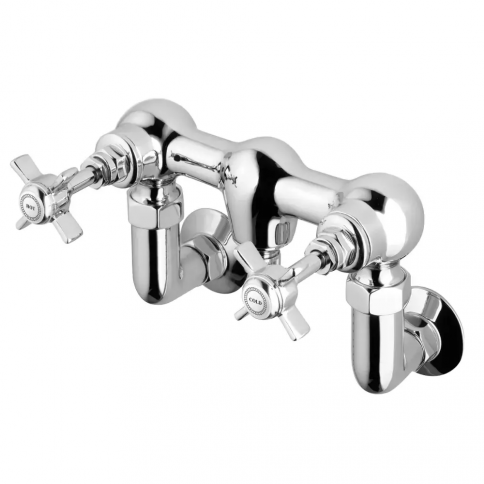Bruma Imperial Mezclador de ducha con set de ducha Elite, Latón viejo