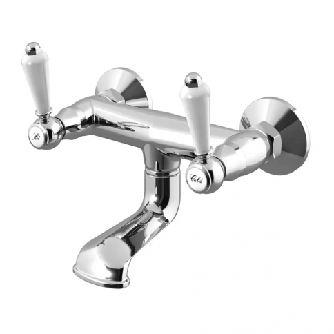 Bruma Clássico Mezclador de bañera de pared, Cromo